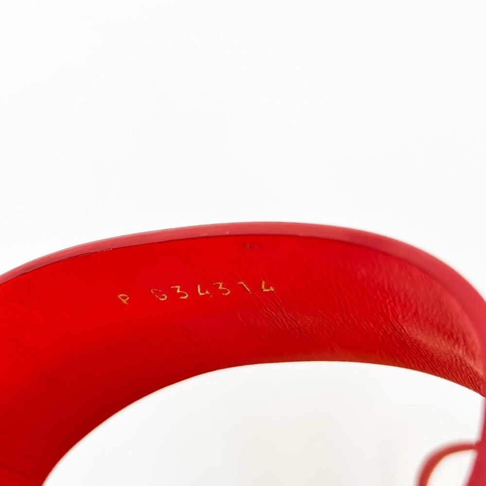 Chanel CC Logo Sandals Chain Leather Flats Size Eu 38.5, US 7.5-8 - Picture 13 of 14